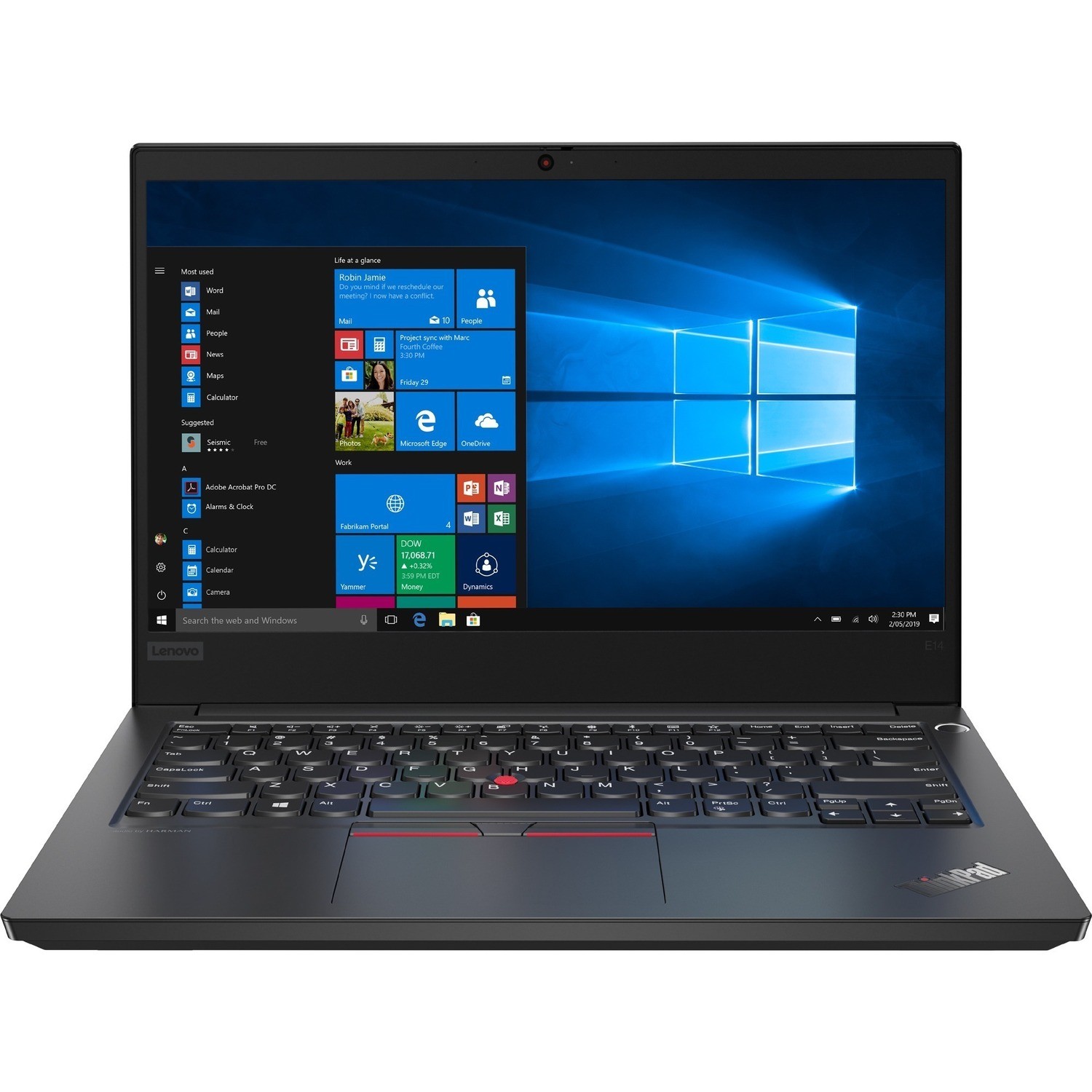 Lenovo ThinkPad E14 20RA006WUS 14" Notebook - Full HD - Intel Core i3 10th Gen i3-10110U - 8 GB - 128 GB SSD - English (US) Keyboard - Glossy Black