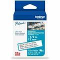 Brother Genuine P-touch TZeFX231 BK on WHT Label Tape, Flexible ID Laminated, 12mmX8m