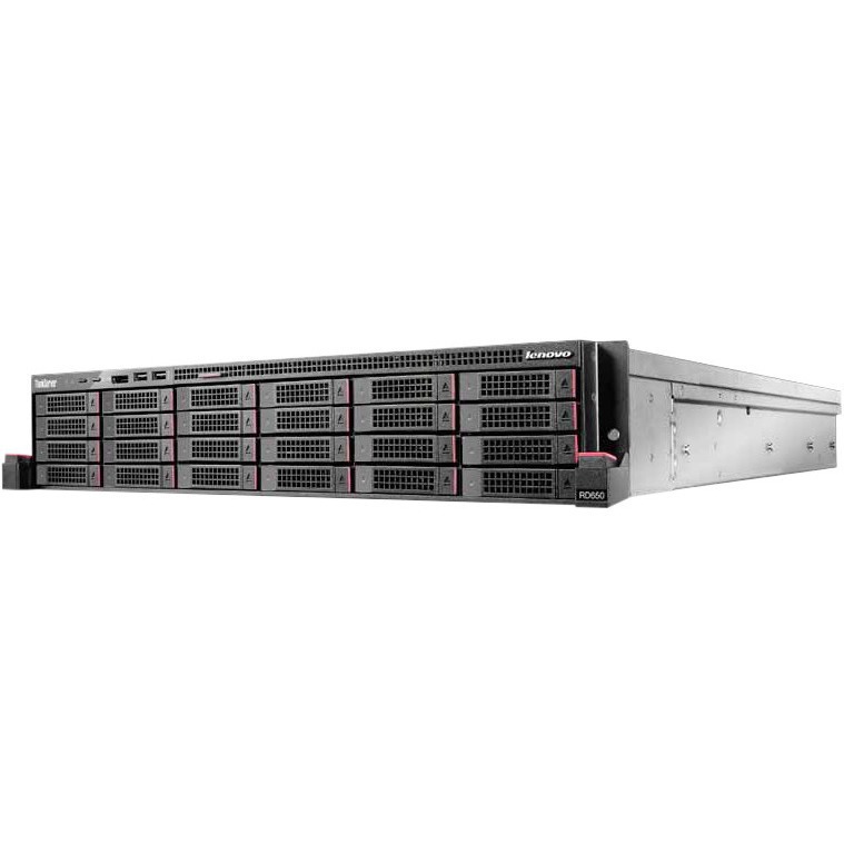 Lenovo ThinkServer RD650 70DR000TUX 2U Rack Server - 1 Xeon E5-2650 v3 2.30 GHz - 8 GB RAM - 6Gb/s SAS, Serial ATA/600 Controller