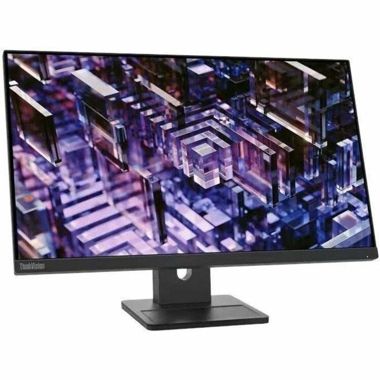 Lenovo ThinkVision E24q-30 24" Class WQHD LED Monitor - 16:9 - Raven Black