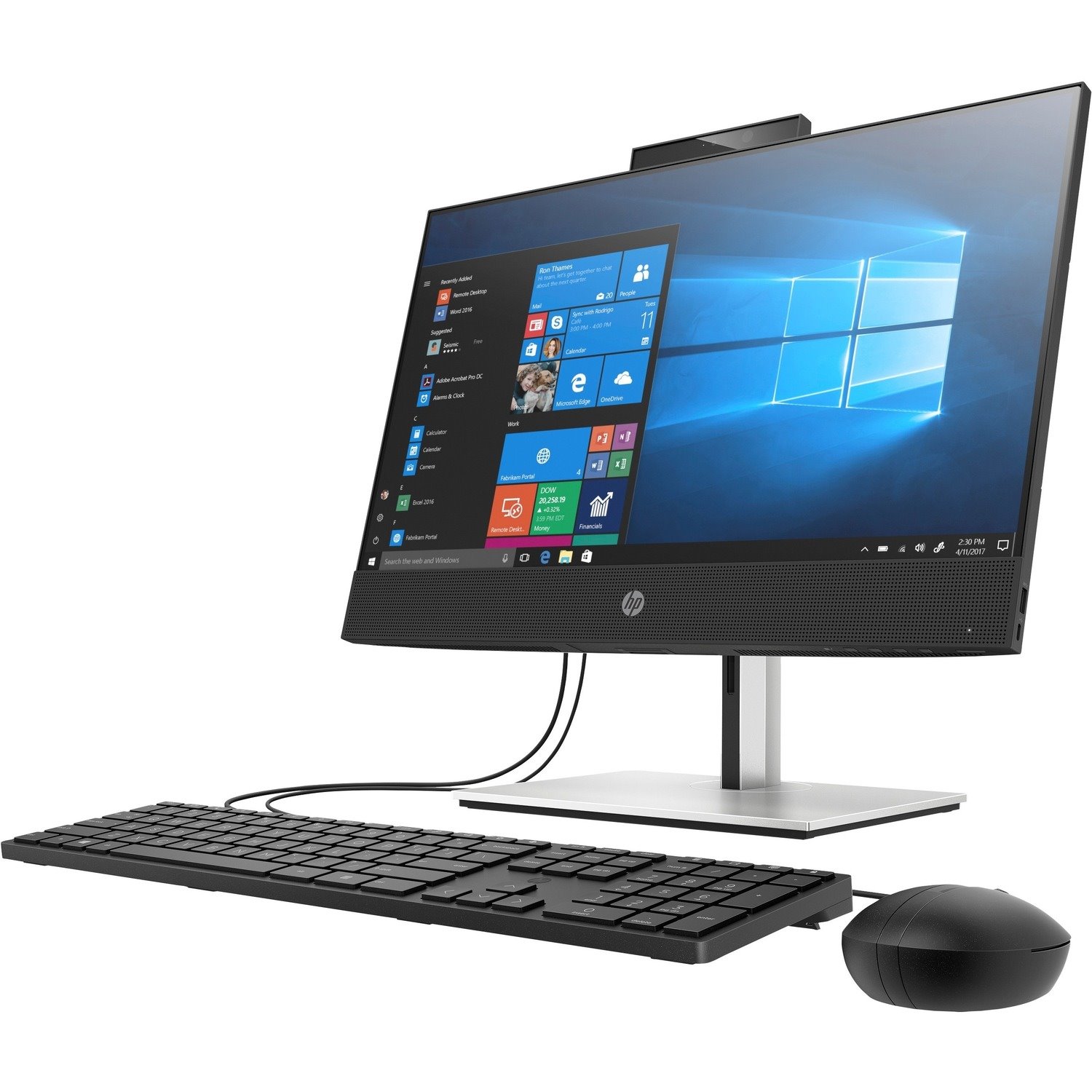 HP Business Desktop ProOne 600 G6 All-in-One Computer - Intel Core i3 10th Gen i3-10100 - 8 GB - 256 GB SSD - 21.5" Full HD - Desktop