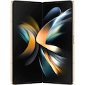 Samsung Galaxy Z Fold4 SM-F936B/DS 256 GB Smartphone - 7.6" Flexible Folding Screen Dynamic AMOLED QXGA+ 2176 x 1812 - Octa-core (Cortex X2Single-core (1 Core) 3.18 GHz + Cortex A710 Triple-core (3 Core) 2.70 GHz + Cortex A510 Quad-core (4 Core) 1.80 GHz - 12 GB RAM - Android 12 - 5G - Beige