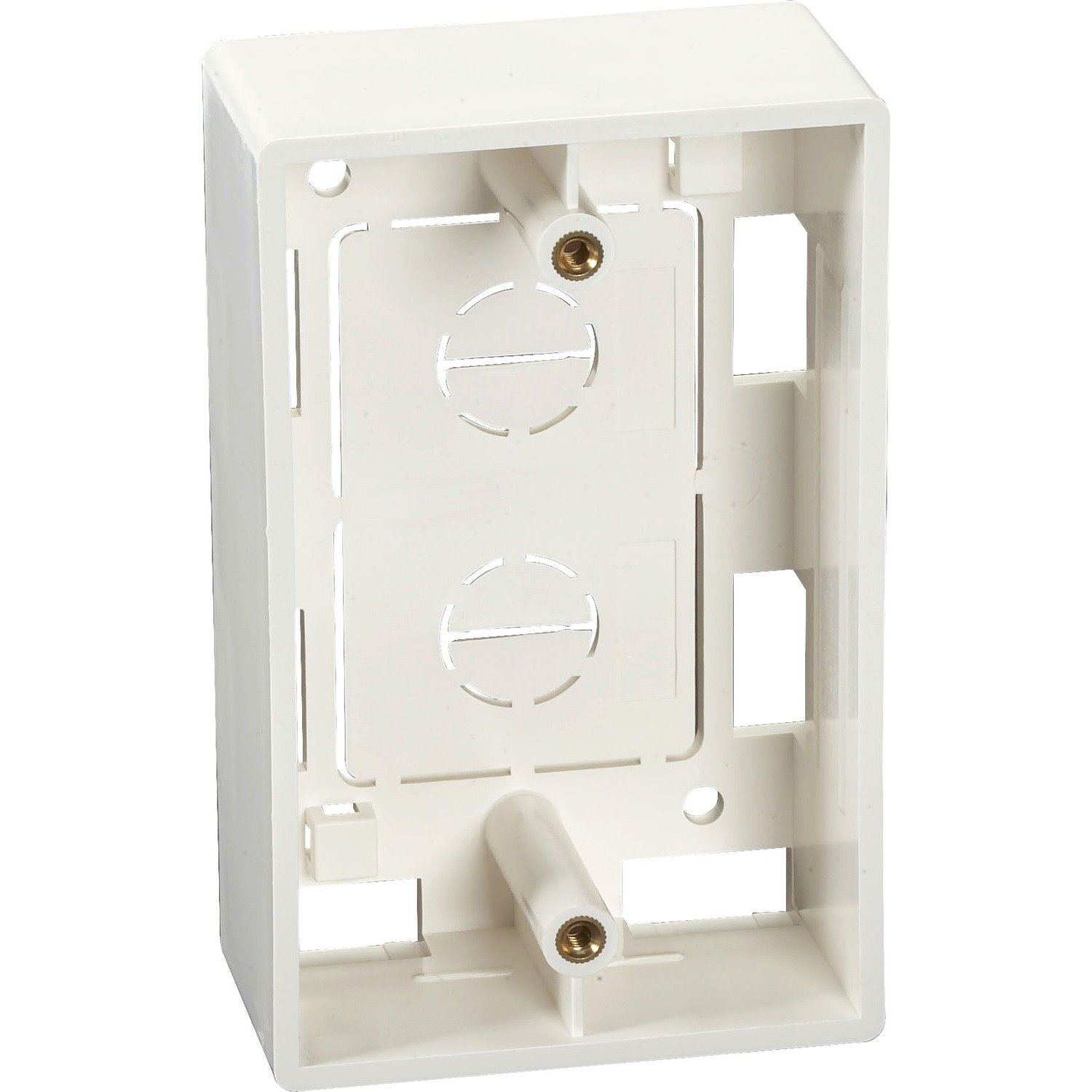 Black Box Surface Mount Box - Single Gang, Office White