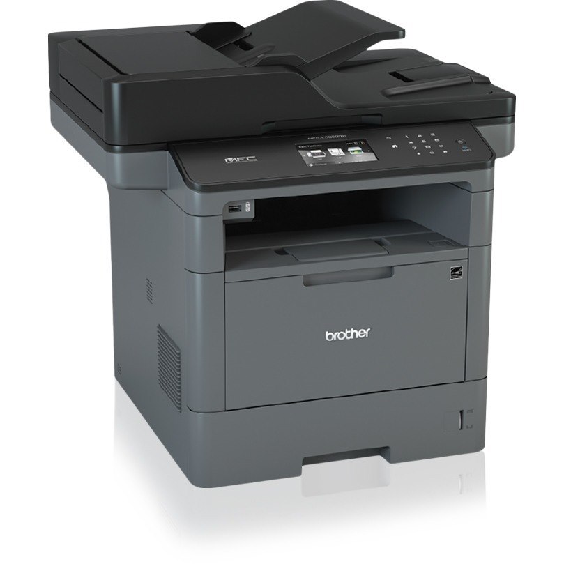 Brother MFC MFC-L5850DW Laser Multifunction Printer-Monochrome-Copier/Fax/Scanner-42 ppm Mono Print-1200x1200 dpi Print-Automatic Duplex Print-50000 Pages-300 sheets Input-1200 dpi Optical Scan-Wireless LAN-Cortado