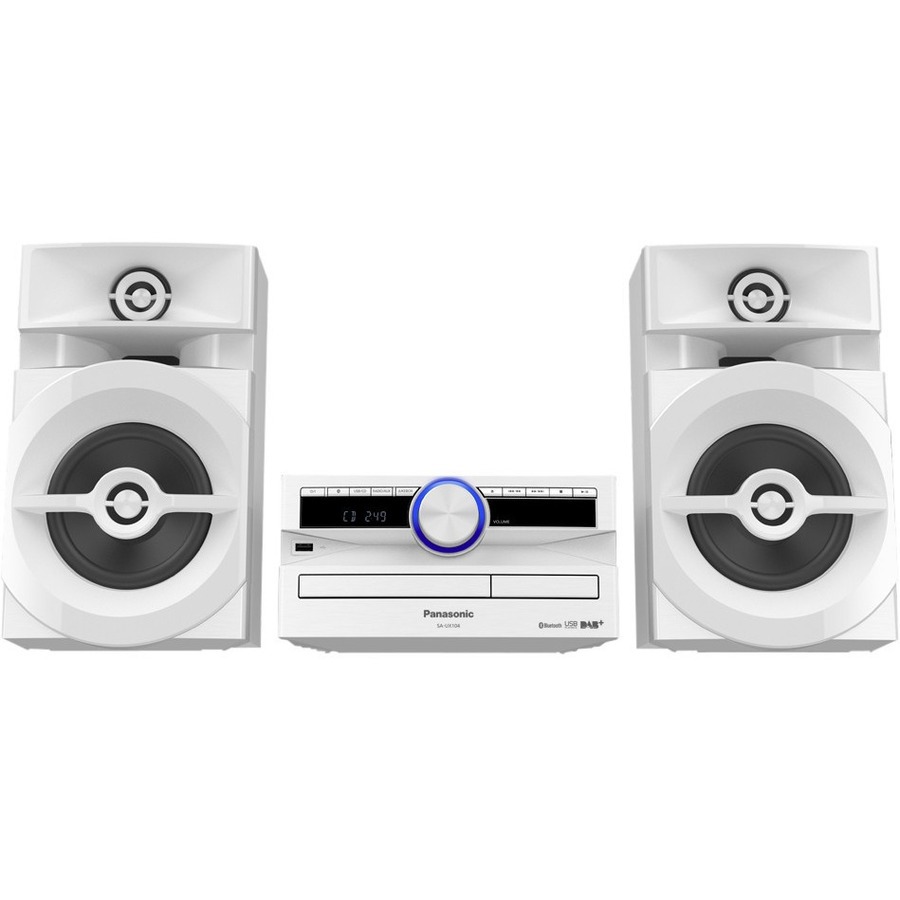 Panasonic SC-UX104EG Mini Hi-Fi System - 300 W RMS - White