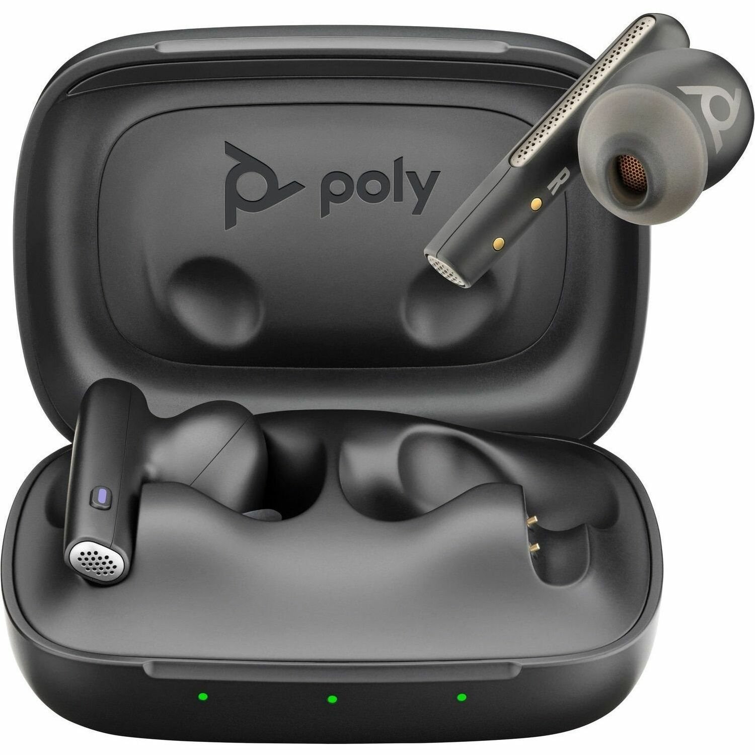 Poly Voyager Free 60 UC True Wireless Earbud Stereo Earset - Carbon Black