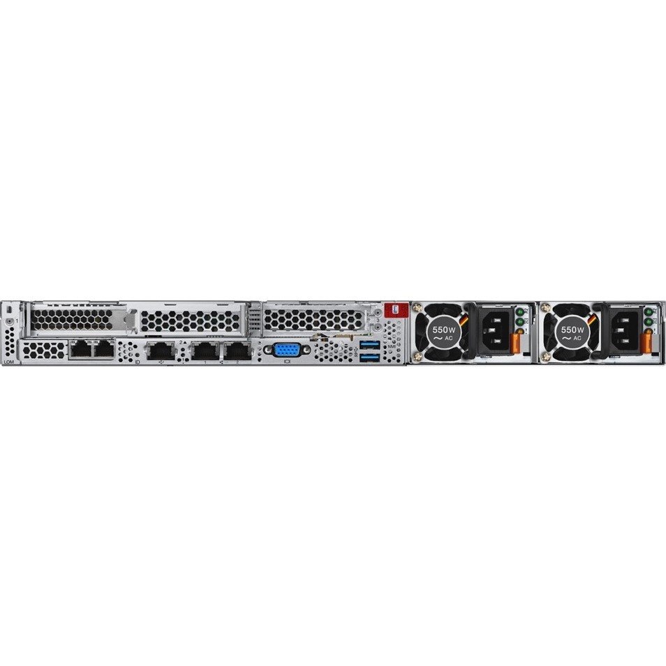 Lenovo ThinkSystem SR570 7Y03A01PNA 1U Rack Server - 1 Xeon Silver 4108 1.80 GHz - 16 GB RAM - 12Gb/s SAS, Serial ATA/600 Controller
