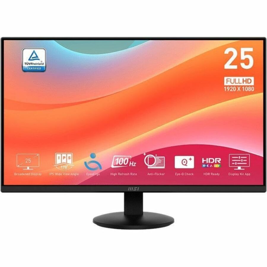 MSI Pro MP252L 25" Class Full HD LED Monitor - 16:9 - Black
