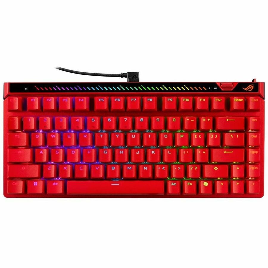 Asus ROG Falchion Ace 75 HE Gaming Keyboard - Cable Connectivity - USB 2.0 Interface - RGB LED