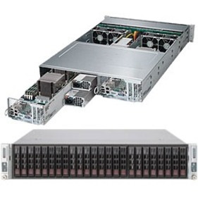 Supermicro SuperServer 2028TP-DNCFR Server Barebone System - 2U Rack-mountable - Socket LGA 2011-v3 - 2 x Processor Support
