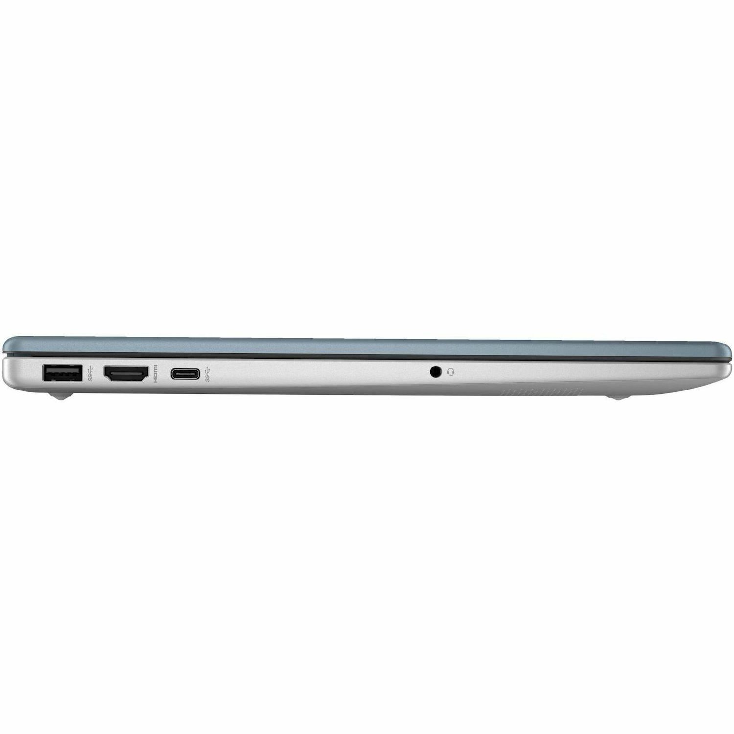 HP 39.6 cm Notebook - HD - 1366 x 768 - (Intel N-Series N100 Quad-core (4 Core) - 4 GB Total RAM - 128 GB Flash Memory - Natural Silver, Moonlight Blue - Refurbished