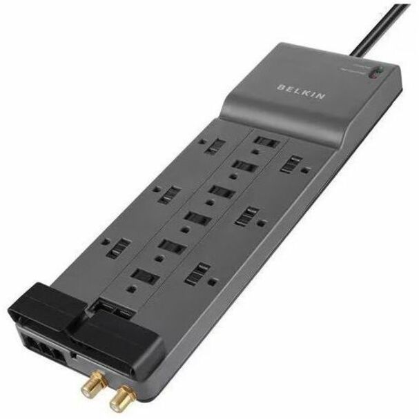 Lenovo Belkin 12-Outlet Home/Office Surge Protector with Phone/Ethernet/Coax Protection