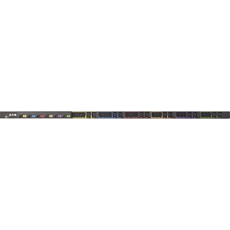 Eaton Basic rack PDU, 0U, 309-460P9 input, 17.3 kW max, 200-240V, 45A, 6 ft cord, Three-phase, Outlets: (21) C13 Outlet grip, (12) C19 Outlet grip