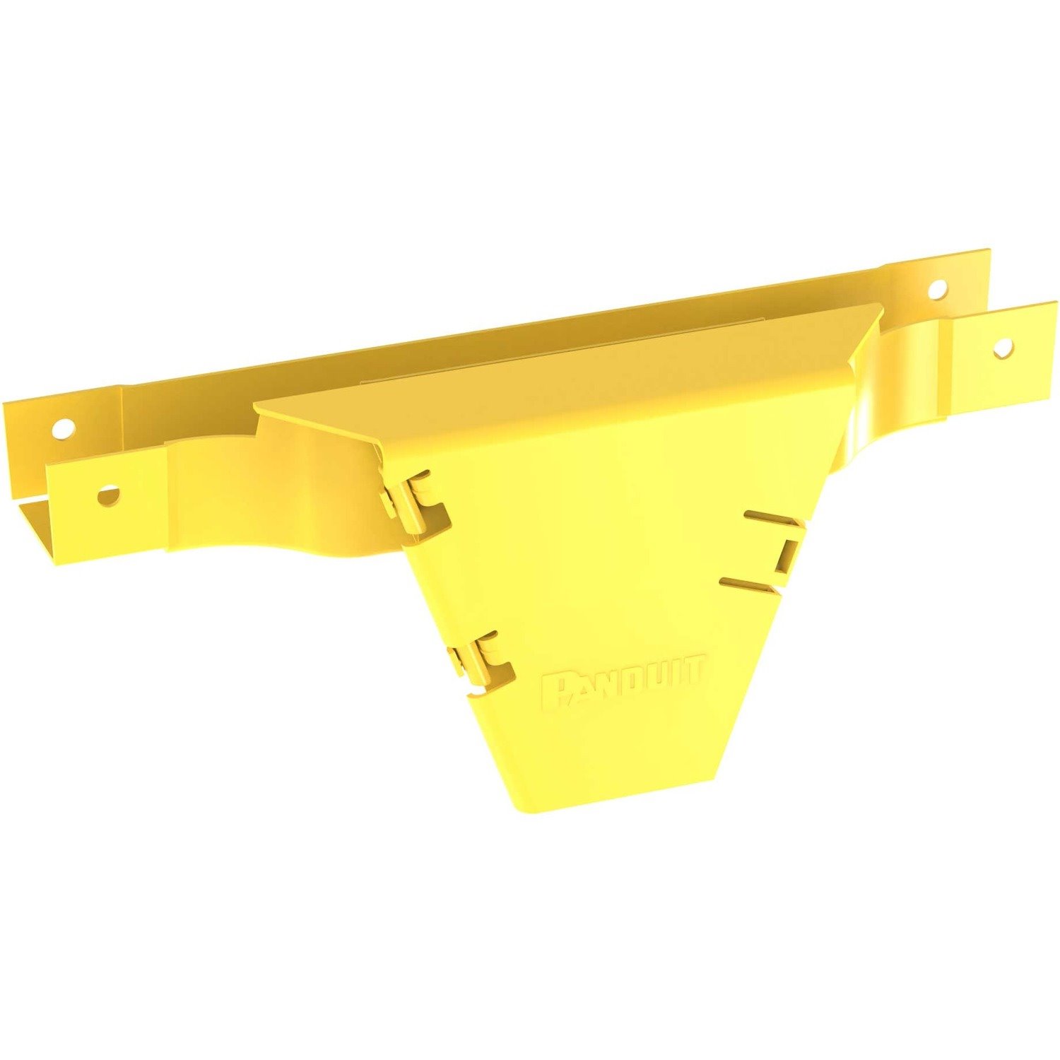 Panduit FiberRunner&reg; Vertical Tee, 90&deg;, 2x2, Yellow