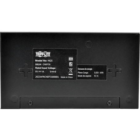 Tripp Lite by Eaton 5-Port 10/100/1000 Mbps Desktop Gigabit Ethernet Unmanaged Switch, Metal Housing