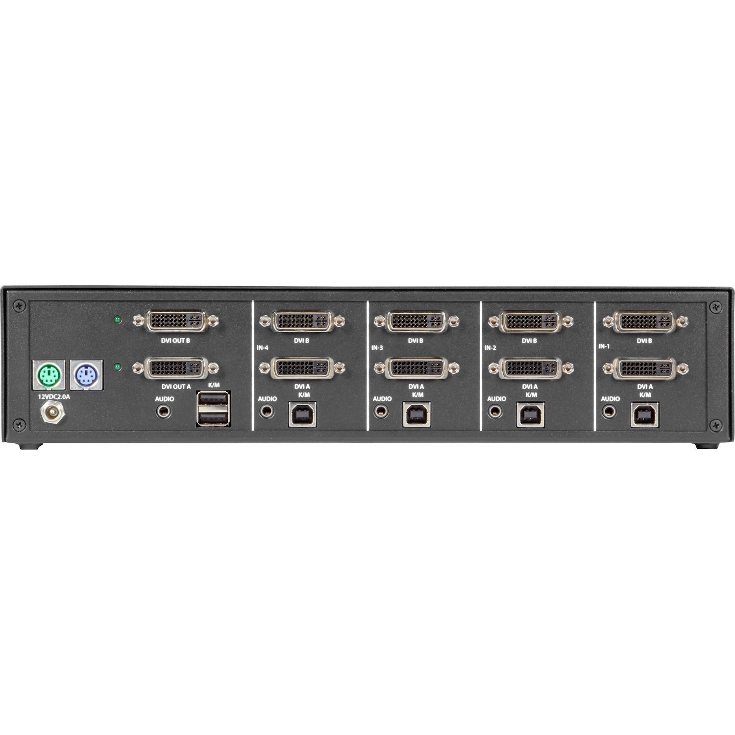 Black Box Niap 3.0 Secure KVM Switch - 2X Dvi-I Usb 4-Port