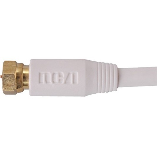 RCA 25 Foot Digital RG6 Coaxial Cable In White Color