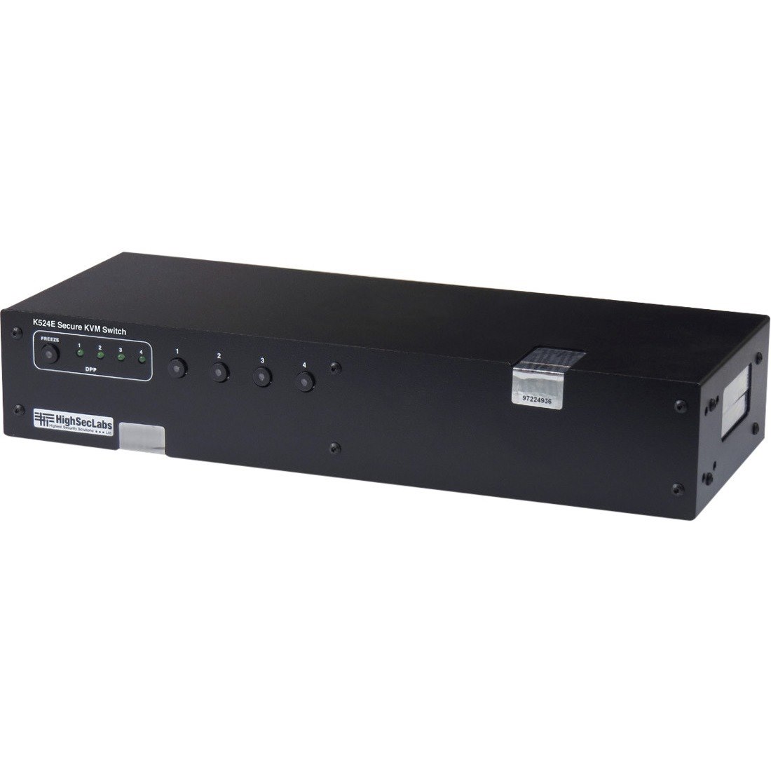 Kramer K524E HighSecLabs Secure 4-Port, Dual-Display, DisplayPort KVM Switch