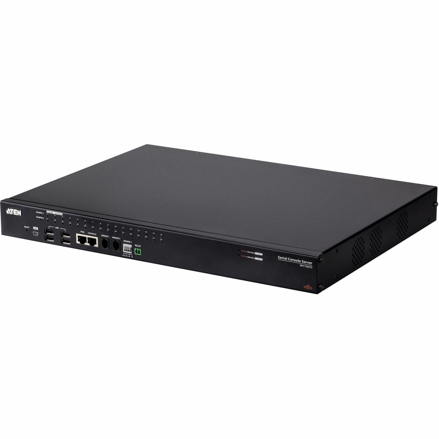 ATEN 32-Port Serial Console Server with Dual Power / SFP