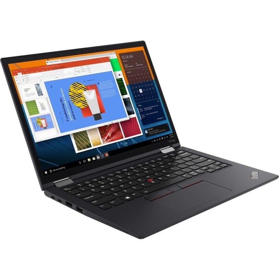 Lenovo ThinkPad X13 Yoga Gen 2 20W80035US 13.3" Touchscreen Convertible 2 in 1 Notebook - WQXGA - Intel Core i7 11th Gen i7-1185G7 - vPro Technology - 16 GB - 512 GB SSD - English Keyboard - Black