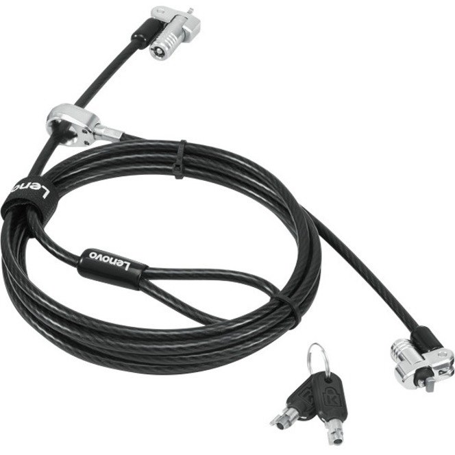 Lenovo NanoSaver Cable Lock For Notebook, Tablet, Desktop Computer, Monitor