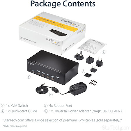 StarTech.com KVM Switchbox - TAA Compliant