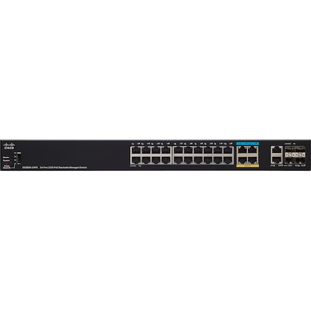 Cisco SG350X-24PD 24-Port 2.5G PoE Stackable Managed Switch