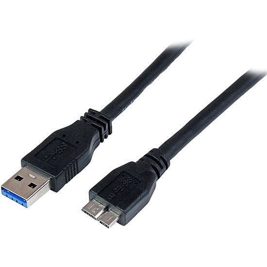 StarTech.com 1m (3ft) Certified SuperSpeed USB 3.0 (5Gbps) A to Micro B Cable - M/M