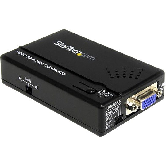 StarTech.com Composite and S-Video to VGA Video Scan Converter