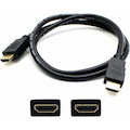 AddOn 35ft HDMI 1.3 Male to HDMI 1.3 Male Black Cable For Resolution Up to 2560x1600 (WQXGA)