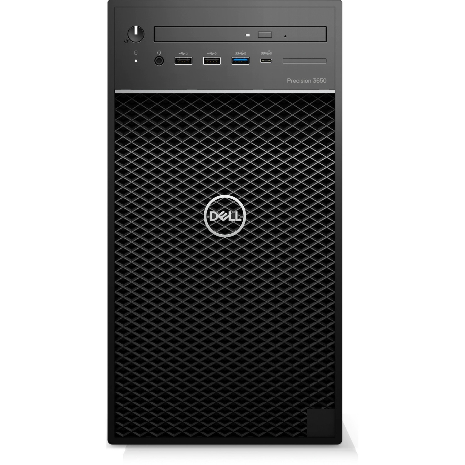 Dell Precision 3000 3650 Workstation - Core i7 10th Gen i7-10700 - vPro Technology - 16 GB - 512 GB SSD - Tower - Black