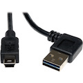 Eaton Tripp Lite Series Universal Reversible USB 2.0 Cable (Reversible Right/Left-Angle A to 5Pin Mini-B M/M), 6 ft. (1.83 m)