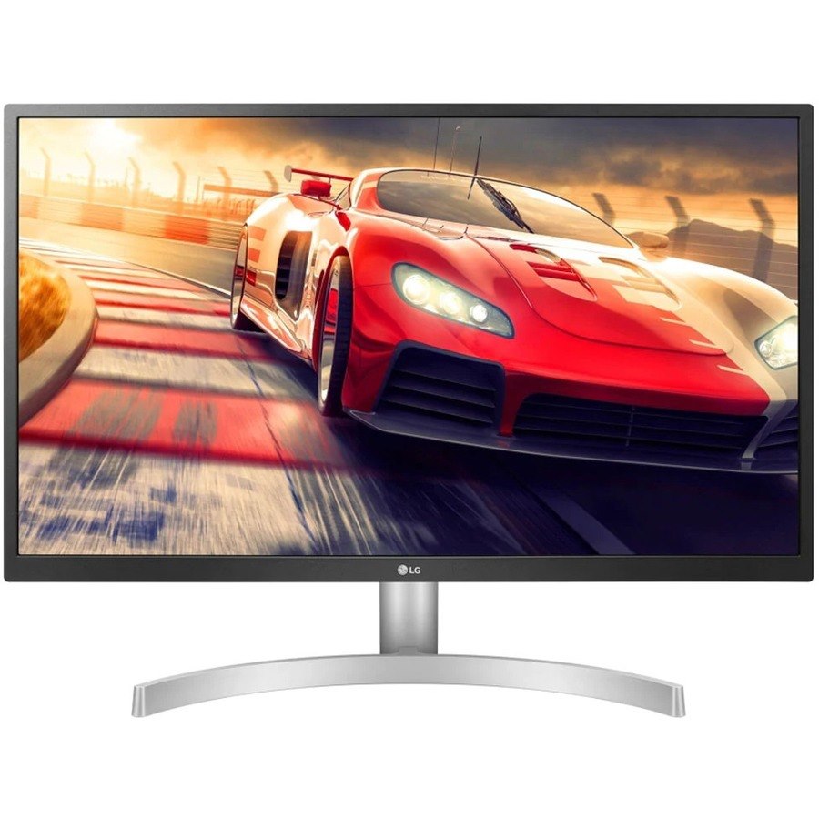 LG 27UL500-W 27" Class 4K UHD LCD Monitor - 16:9 - Silver