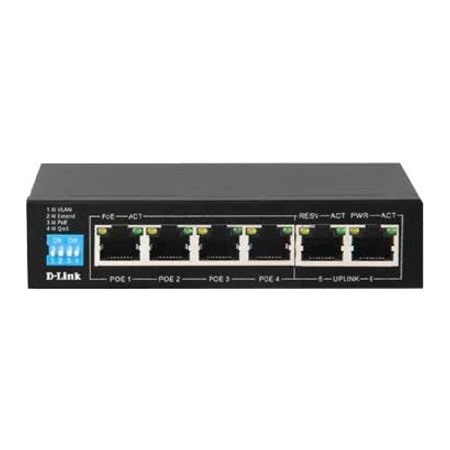D-Link DGS-F1006P-E 6 Ports Ethernet Switch - Gigabit Ethernet - 10/100/1000Base-T