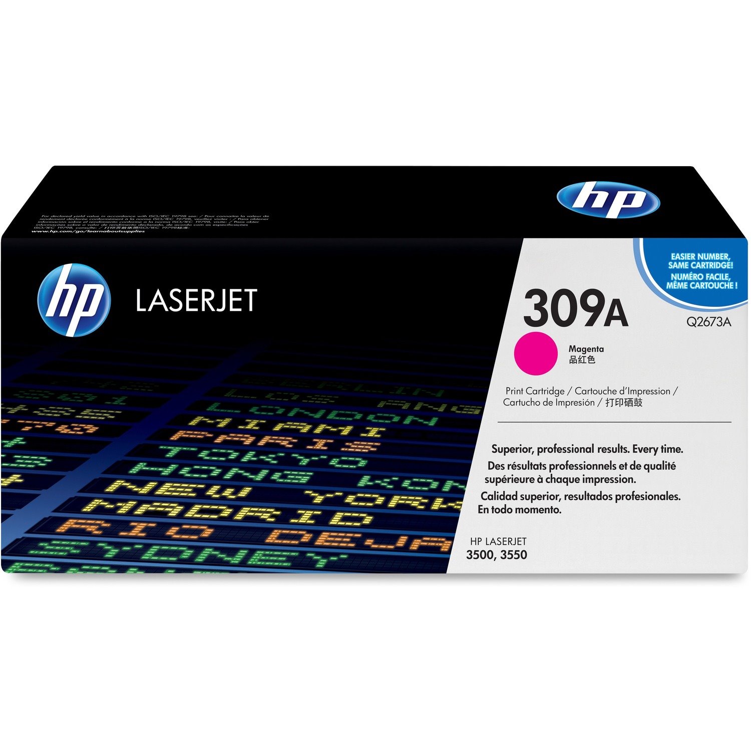 HP 309A Original High Yield Laser Toner Cartridge - Magenta - 1 Each