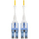 Eaton Tripp Lite Series Duplex Singlemode 9/125 Fiber Patch Cable (LC/LC), Push/Pull Tabs, 5 m (16 ft.)