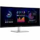 Dell P3424WE 34" Class WQHD Curved Screen Gaming LED Monitor - 21:9 - Black