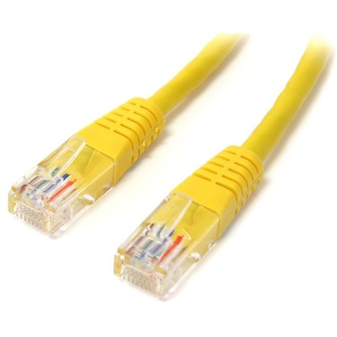 StarTech.com 2 ft Yellow Molded Cat5e UTP Patch Cable