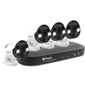 Swann 4 Camera 8 Channel 4K Ultra HD DVR Security System - 2 TB HDD