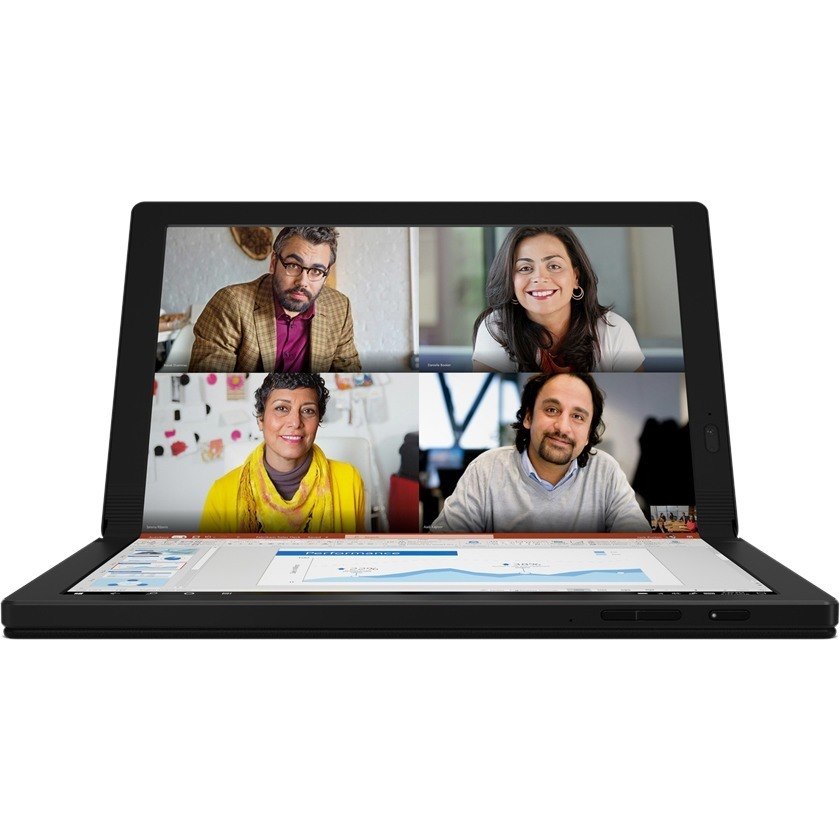 Lenovo ThinkPad X1 Fold Gen 1 20RK002TUS 13.3" Touchscreen Detachable 2 in 1 Notebook - QXGA - Intel Core i5 i5-L16G7 - 8 GB - 256 GB SSD - English Keyboard - Black