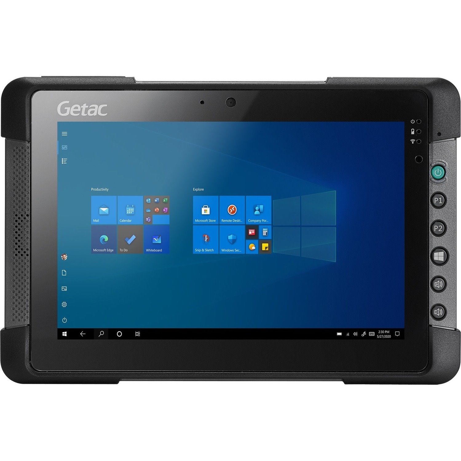 Getac T800G2 - X7-Z8750 8.1in+FHD Cam 128GB PW