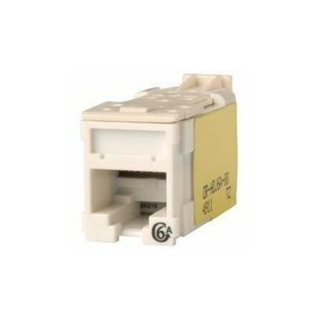 Ortronics Clarity High Density Jack (HDJ) CAT6A, T568A/B, White, 25 Pack