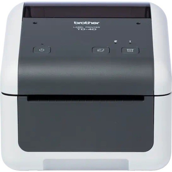 Brother TD-4210D Desktop Direct Thermal Printer - Monochrome - Label Print - USB - USB Host - Serial