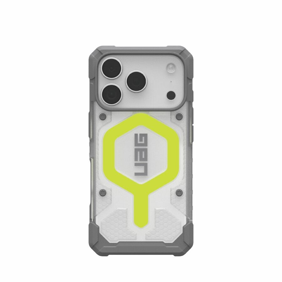Urban Armor Gear Pathfinder Clear iPhone 17 Pro Case - Active Neon