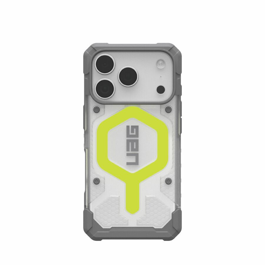 Urban Armor Gear Pathfinder Clear iPhone 17 Pro Case - Active Neon