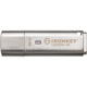 IronKey IKLP50 32 GB USB 3.2 (Gen 1) Type A Flash Drive - Silver - XTS-AES, 256-bit AES - TAA Compliant