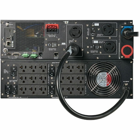 Eaton 9PX G2 6000VA 5400W 208/120V Online Double-Conversion UPS - L6-30P or Hardwired Input, 18x 5-20R, 2x L6-20R, 1x L6-30R, Cybersecure Network Card, Extended Run, 6U Rack/Tower