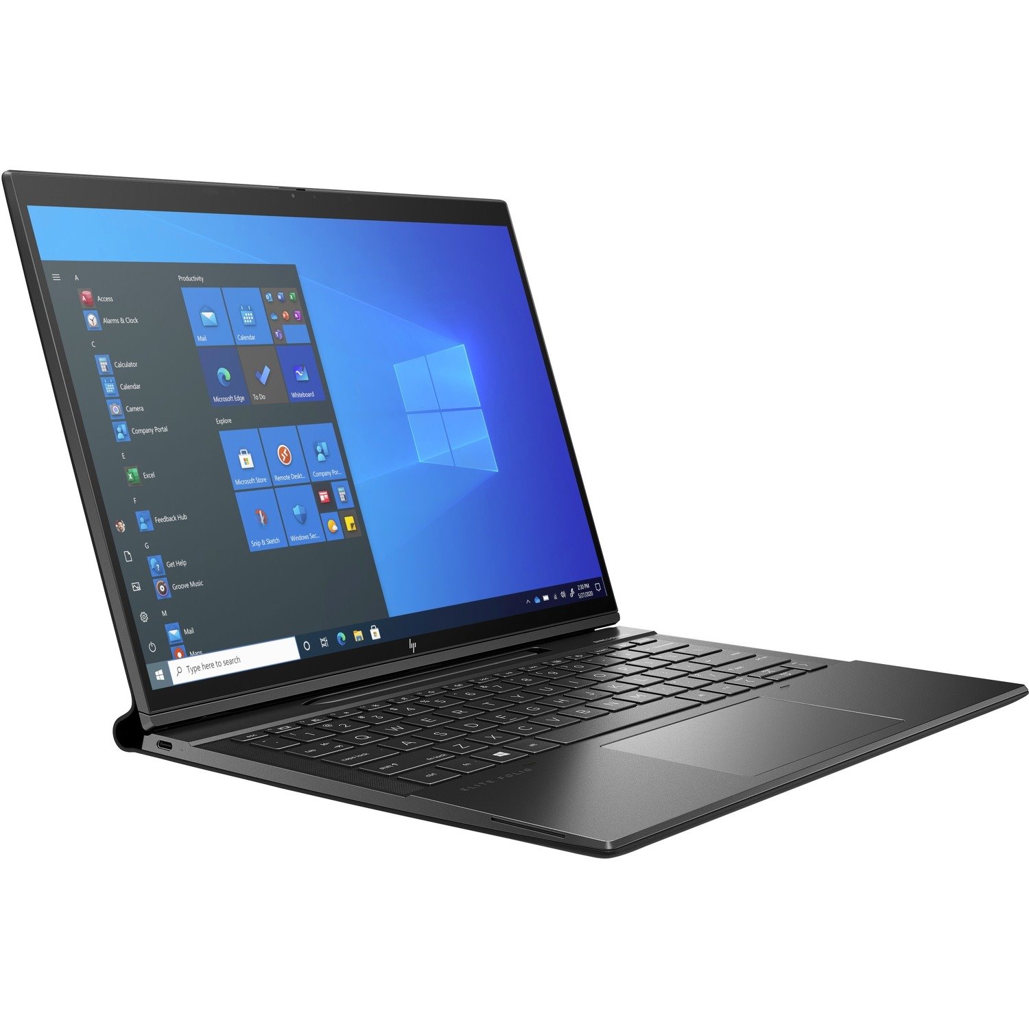 HP Elite Folio 34.3 cm (13.5") Convertible 2 in 1 Notebook - WUXGA+ - Qualcomm Kyro 495 + Kyro 495 - 8 GB - 256 GB SSD