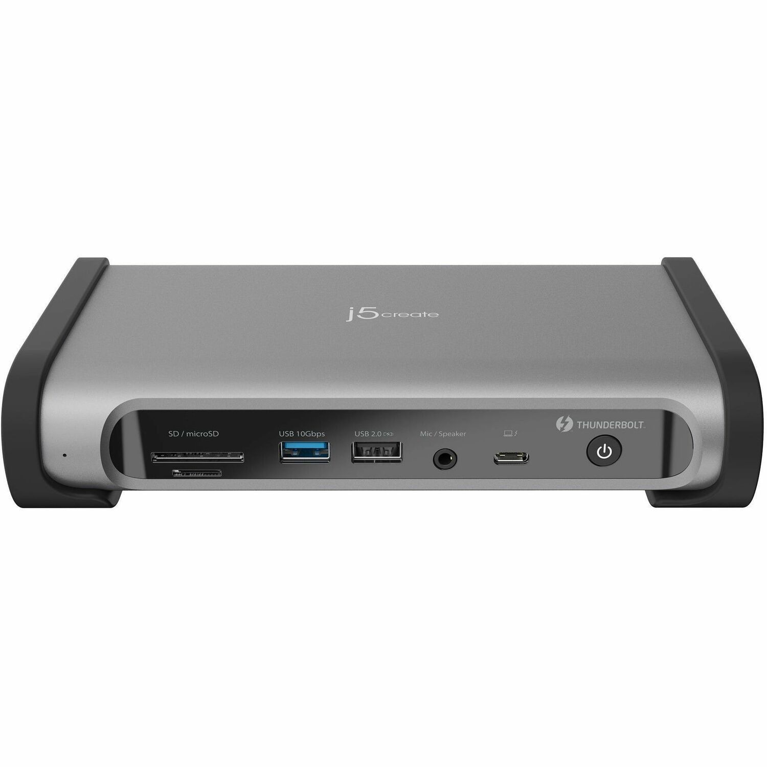 j5create JTD568 Thunderbolt 4 Docking Station for Notebook, MacBook, Mobile Device - Charging Capability - Memory Card Reader - SD - 135 W Power Supply - Space Gray