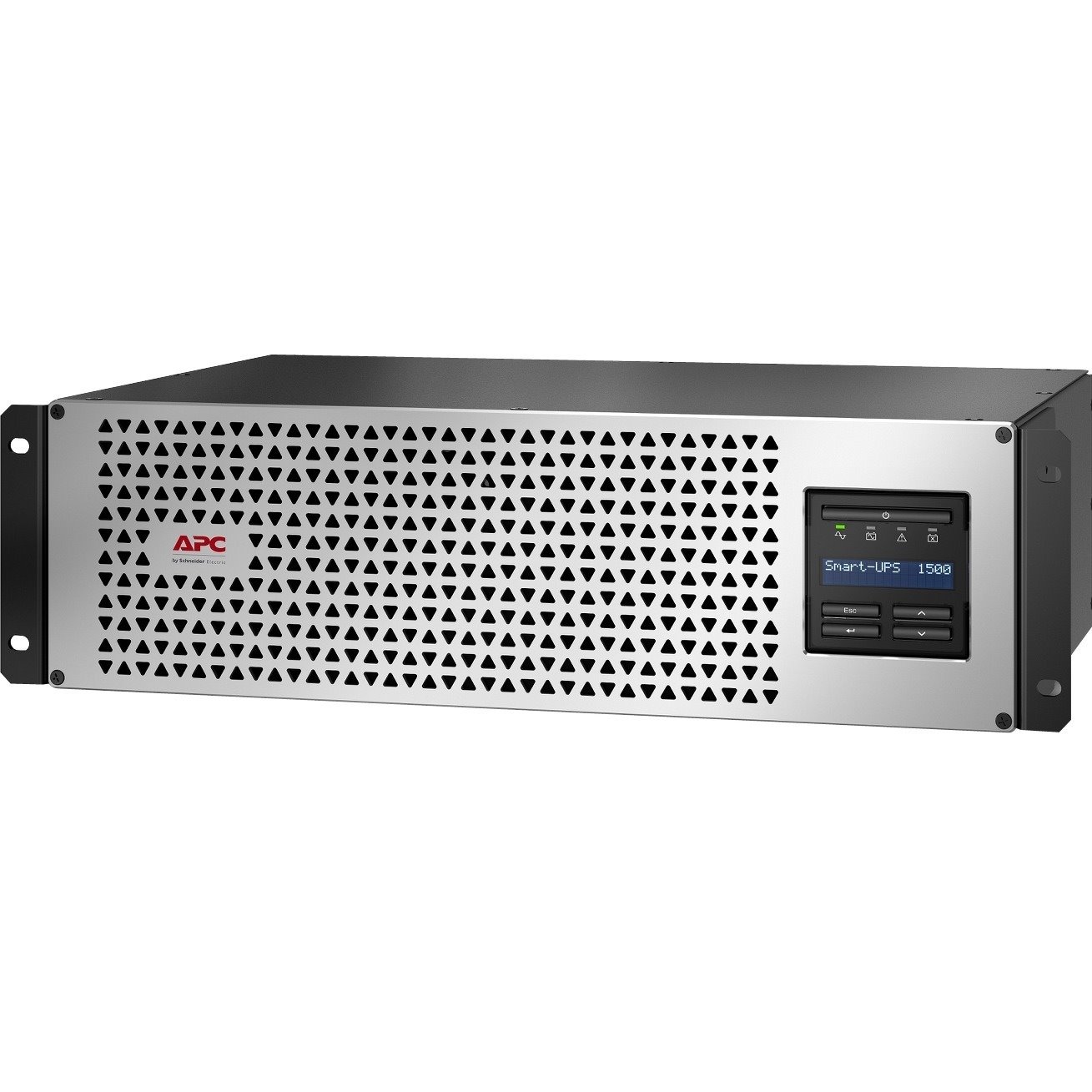 APC Smart-UPS, Line Interactive, 1500VA, Lithium-ion, Rackmount 3U, 120V, 6x NEMA 5-15R outlets, SmartConnect Port+Network Card, Short Depth, AVR, LCD